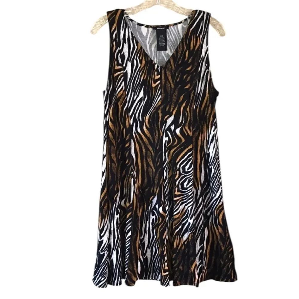Premise Gorgeous Tiger Print Dress